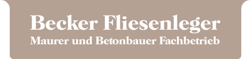 Becker Fliesenleger Logo